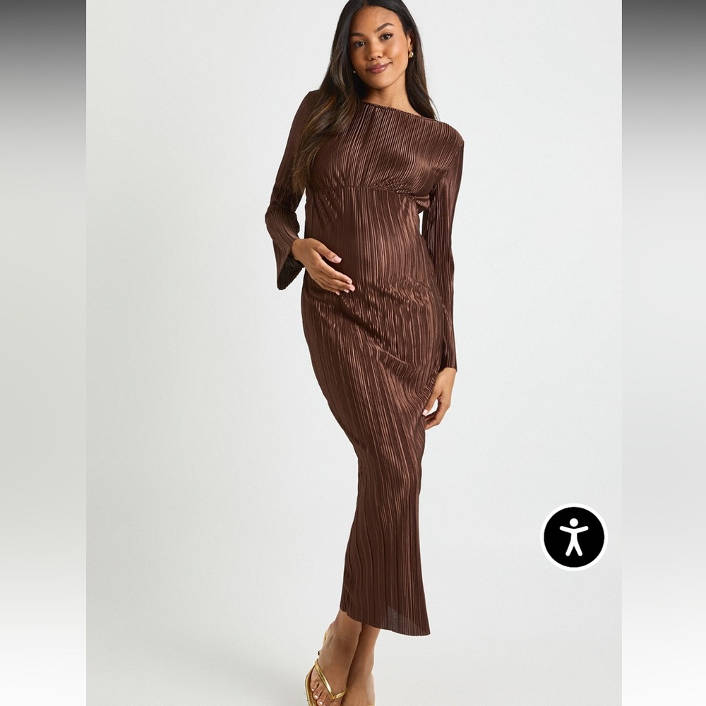 Boohoo formal maternity dress